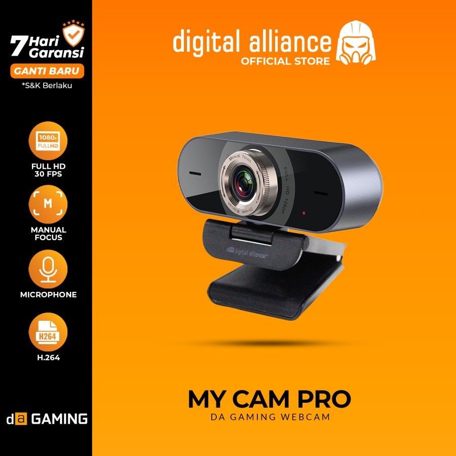Webcam Digital Alliance 1080p FHD Camera Live Streaming My Cam Pro